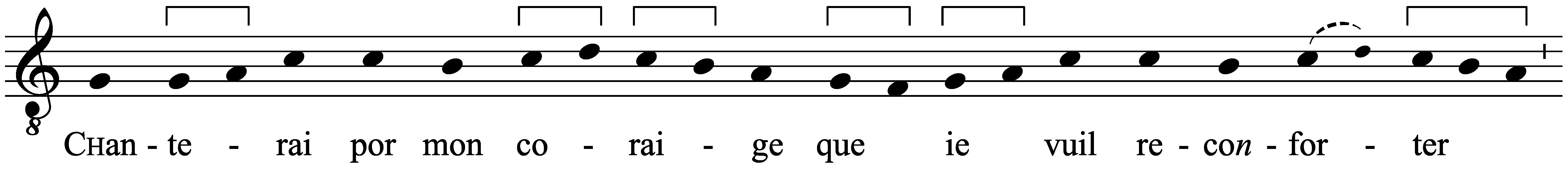 Work musical notation